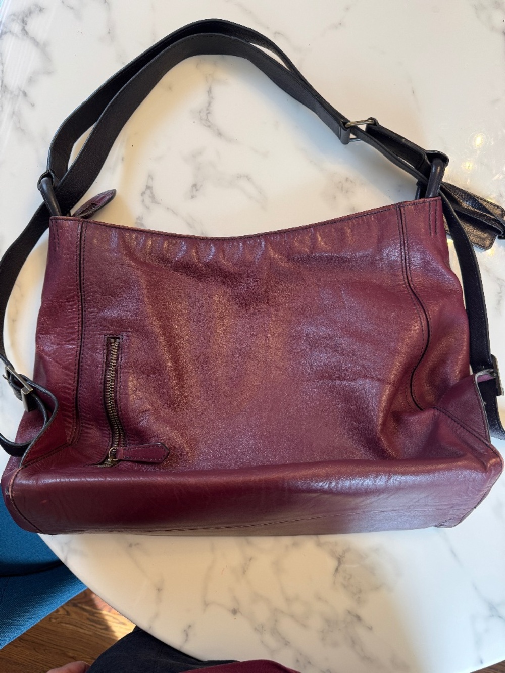 Motherhouse YOZORA 2 WAY BAG - burgundy and black
